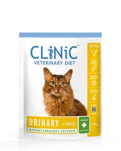 CLiNiC Cat Urinary + Stress Chicken  1,5 kg